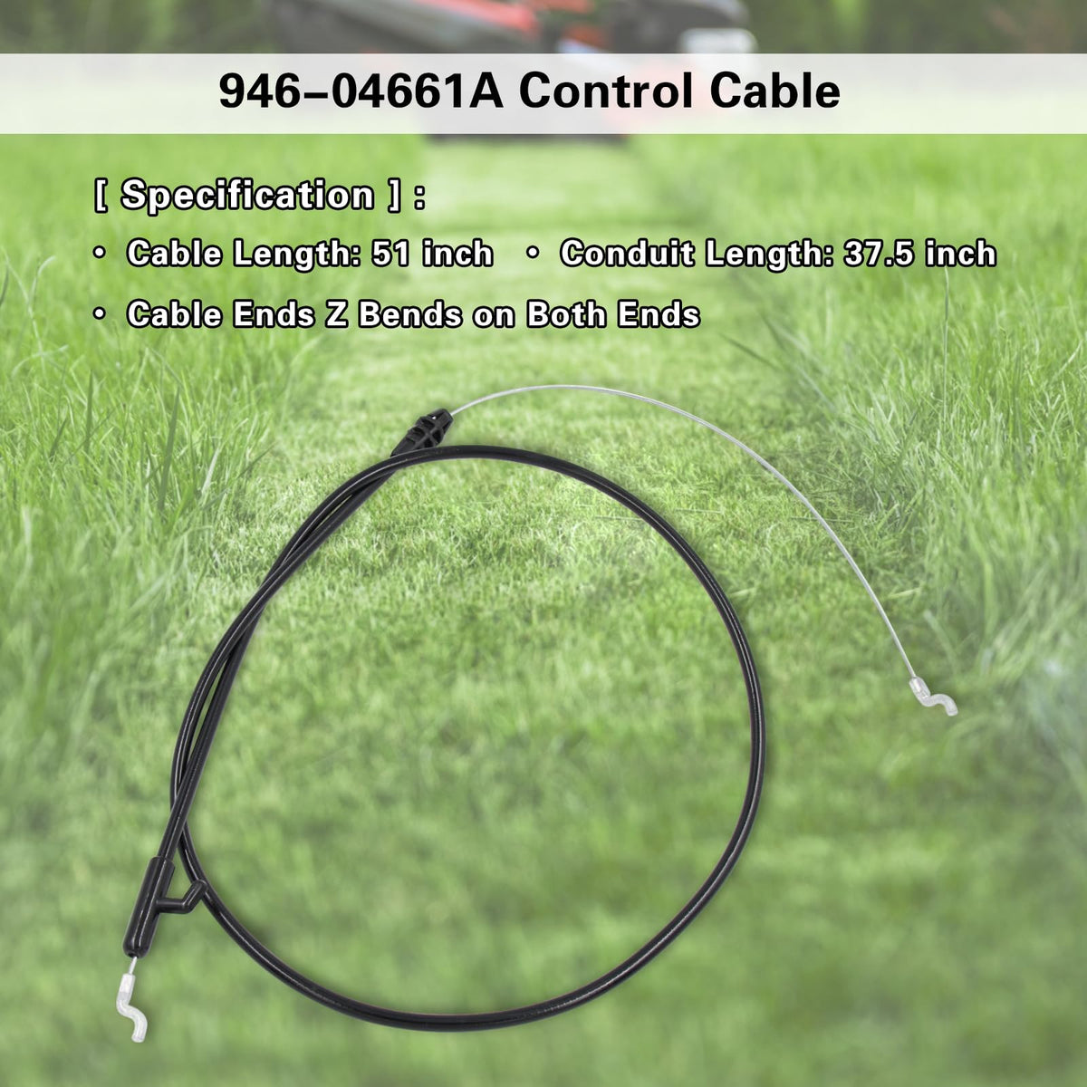Dofank end-bend cable assembly enhances mower cable fit and longevity.