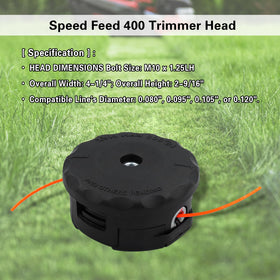 Dofank Speed Feed 400 fits Echo SRM210 for fast edging and minimal downtime.