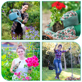 DOFOWORK floral gloves make a thoughtful gift for garden lovers.
