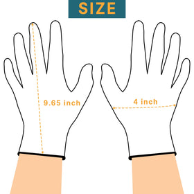 DOFOWORK latex palm and fingers provide wear resistance and tactile sensitivity for precise tasks.