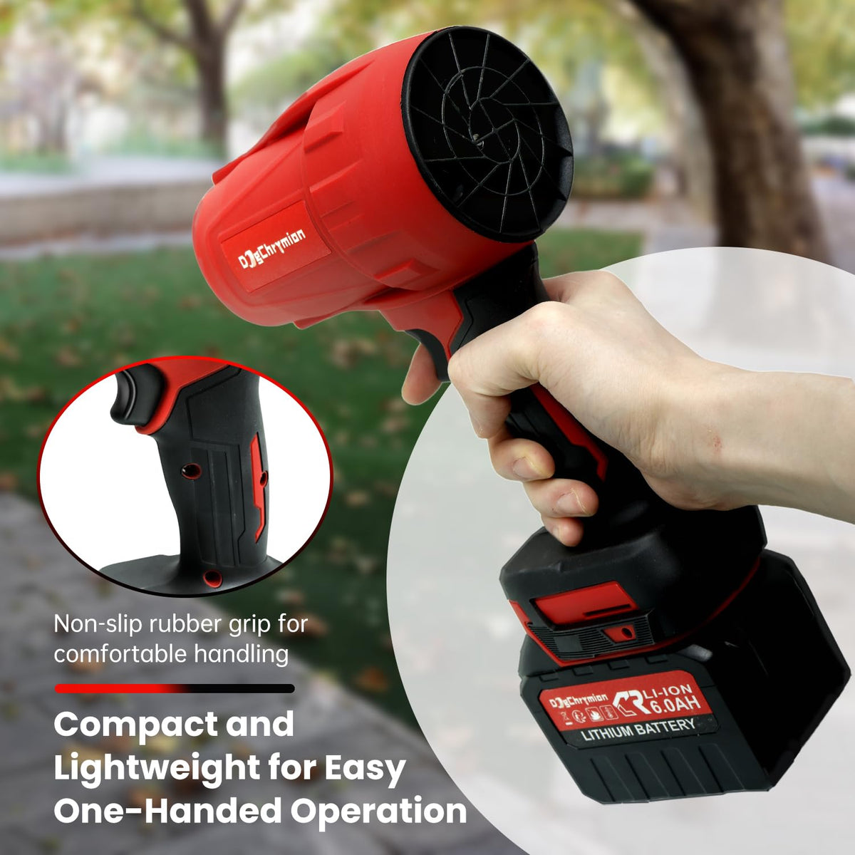 DogChrymion 1.9 lb tool offers lightweight comfort during extended use.