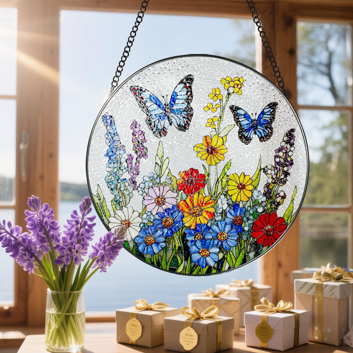 DOUHASU gift packaging makes this window decor ready for gifting.