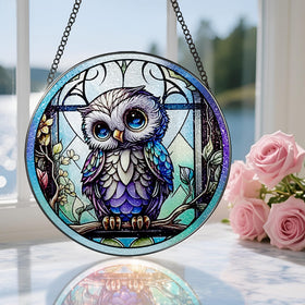 DOUHASU gift-ready stained glass suncatcher suits birthdays or holidays.