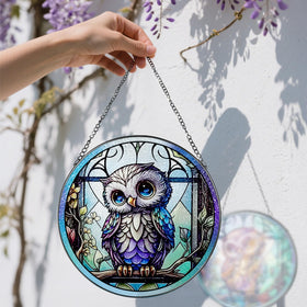 DOUHASU iron-frame suncatcher provides durable indoor window decor.