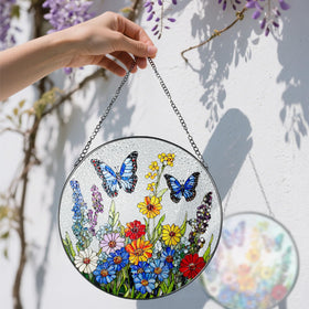 DOUHASU rainbow light through glass suncatcher creates a playful ambient glow.