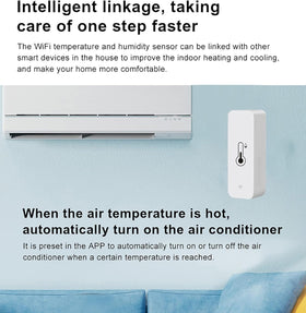DoHome precise temperature and humidity readings with 1°C and ±5% RH accuracy