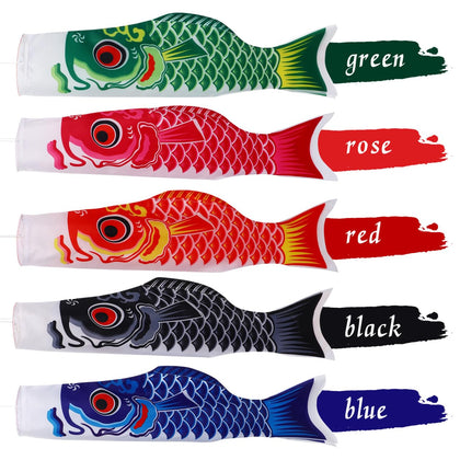 DOITOOL Japanese Carp Windsock breeze vivid colors boost outdoor decor