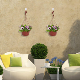 DOITOOL hanging pot with removable hangers for easy repositioning