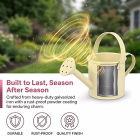 DOITOOL Kids metal watering can indoor outdoor use versatile prop
