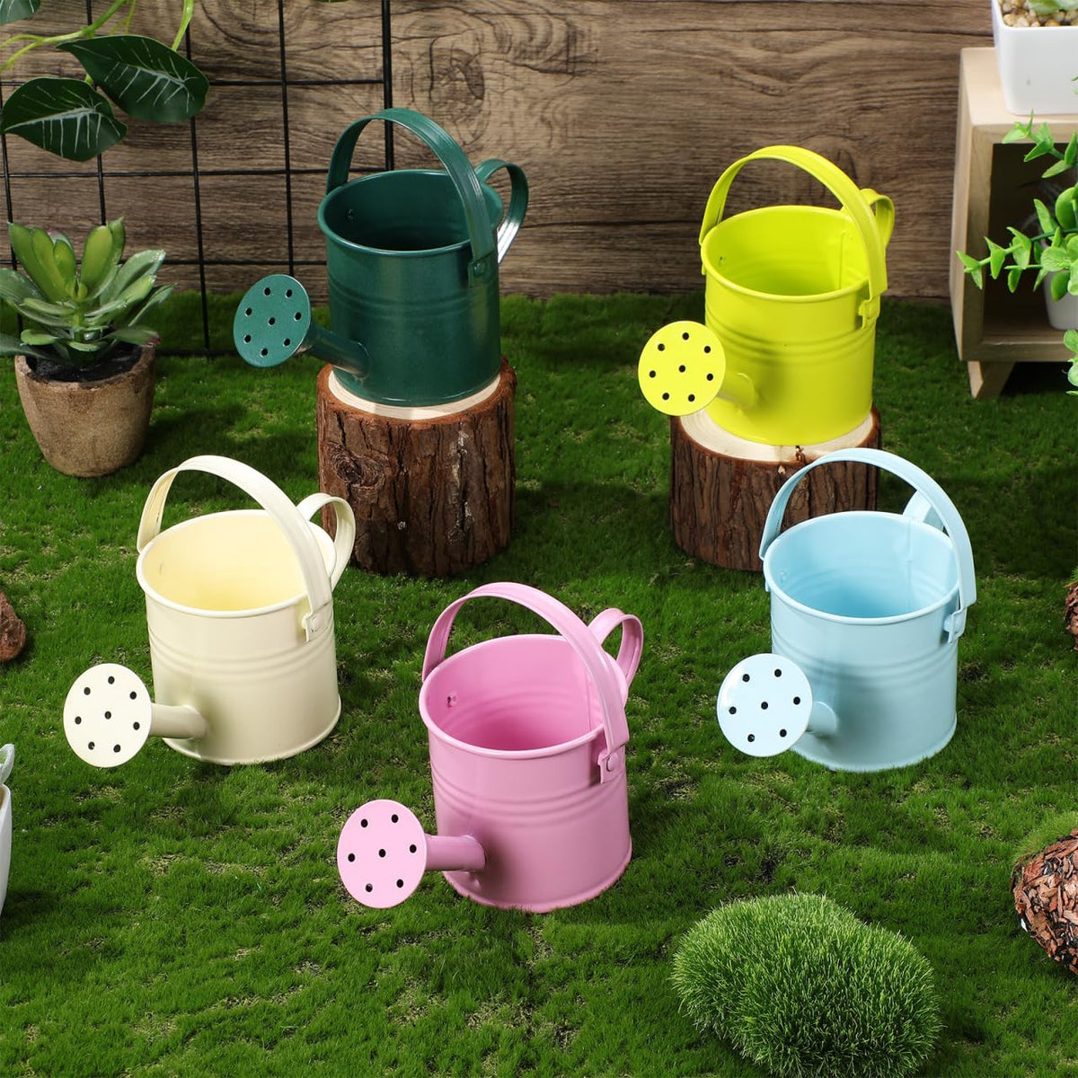 DOITOOL multi-color set supports gentle water flow for seedlings.