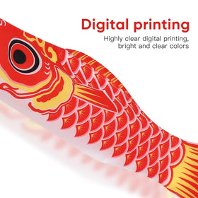DOITOOL koi carp outdoor decor suitable for gardens and decks.