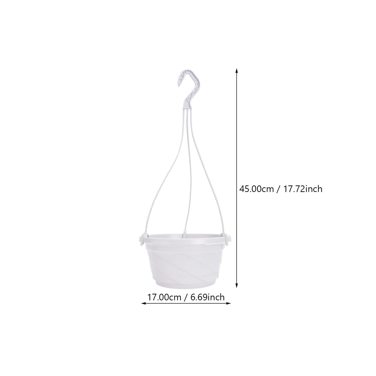 DOITOOL lightweight yet sturdy plastic planters survive sun and rain