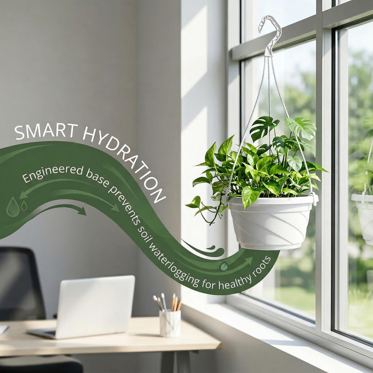 DOITOOL removable hangers allow quick indoor outdoor repositioning