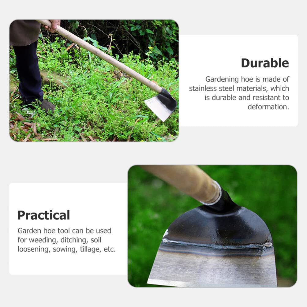 DOITOOL versatile hoe for weeding, digging ditches, and tilling tasks.