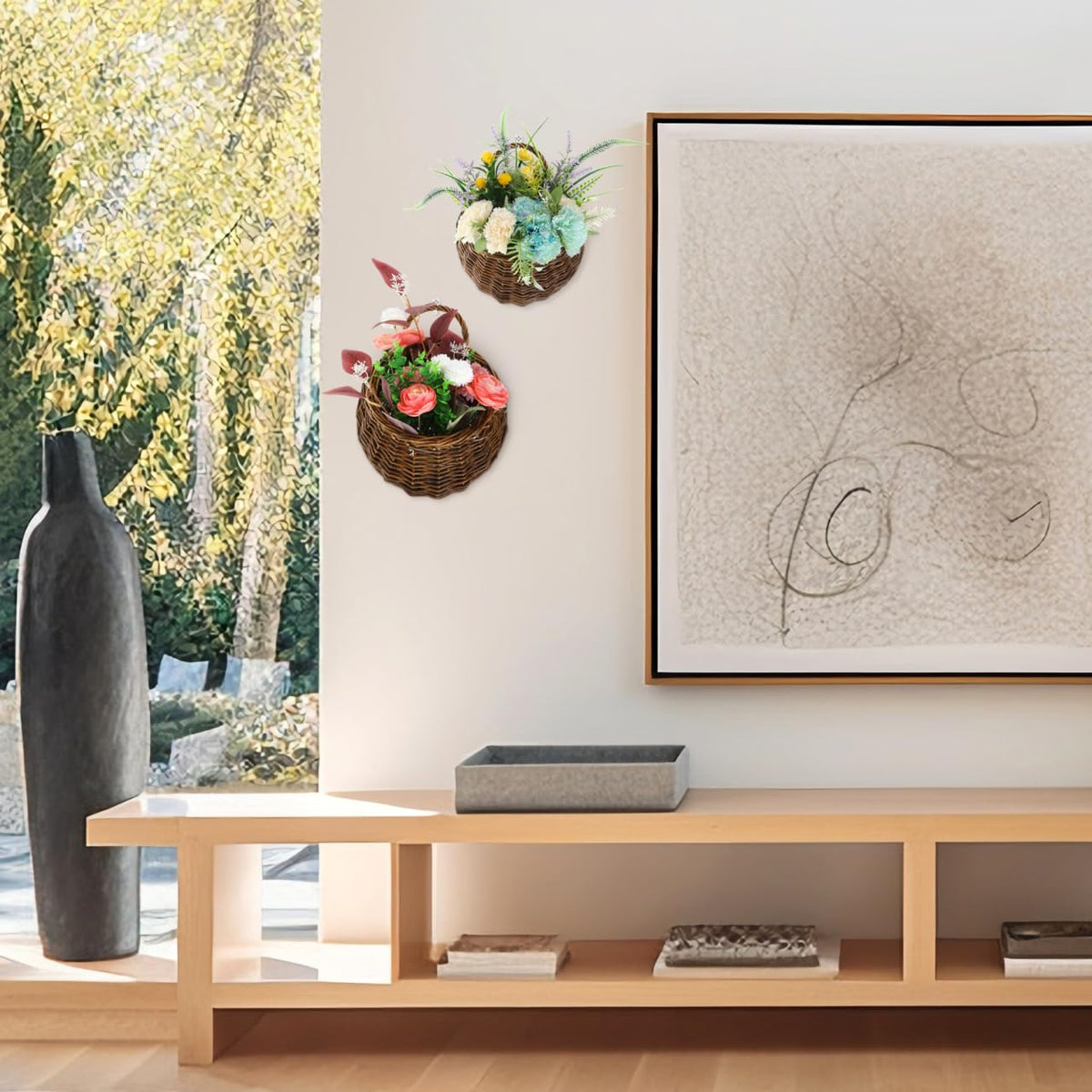 DOITOOL versatile wall planter ideas for plants, storage, or decor