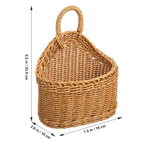 DOITOOL moisture-proof wicker basket resists humidity in kitchen and bathroom