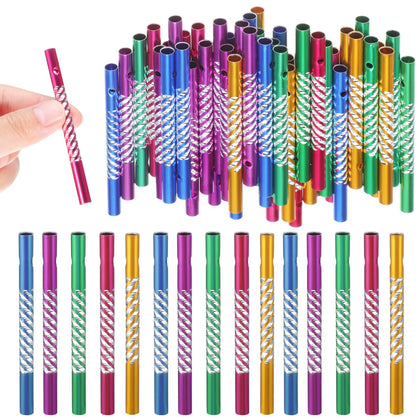 DOITOOL wind chime tubes in mixed color brighten outdoor décor