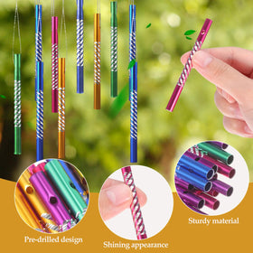 DOITOOL wind chime tubes for garden and patio displays