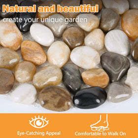 Dojobkinb garden-path decorative stones: enhance lawn and walkway aesthetics with subtle charm
