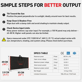 DOKIO complete bundle includes all cables and adapters for camping