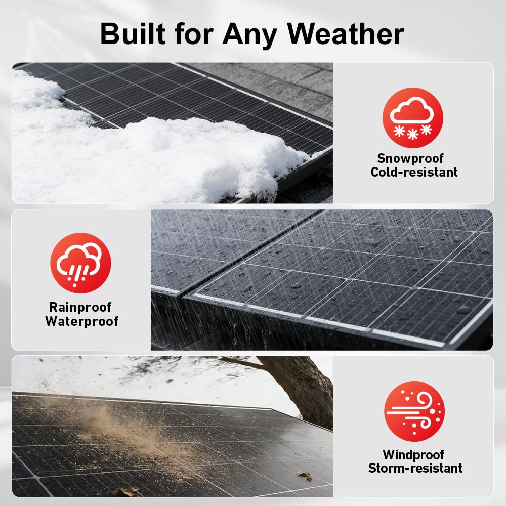 Two 400W panels deliver 800W with proper controller