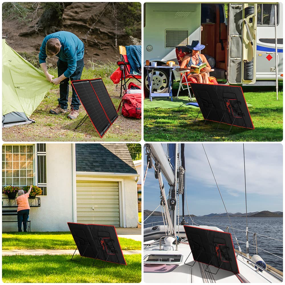 DOKIO compatible with various foldable panels for flexible setups