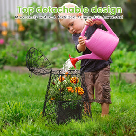 Doksving 17inch high 13inch diameter cloche fits larger plants.