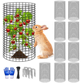 Doksving chicken-wire cloche 11.8x19.6 inch cover shields strawberries while allowing airflow.