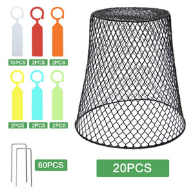 Doksving metal mesh with PVC coating maintaining airflow around plants.
