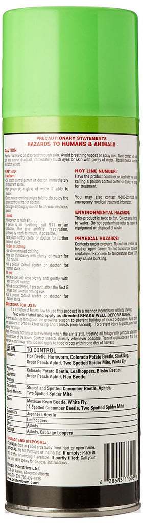 Doktor Doom Spider Mite Knockout spray protecting crops and home gardens.