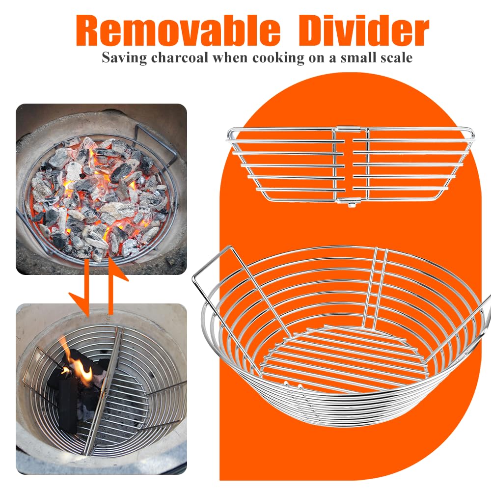 DOLAMOTY ash basket cleanup feature eases ash removal after grilling