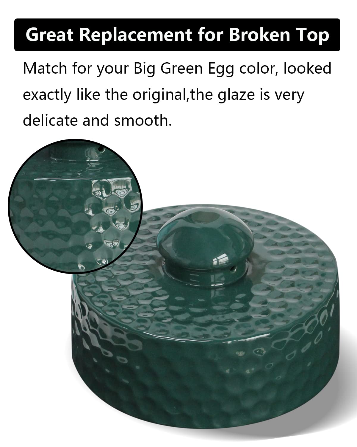 DOLAMOTY damper cap on-egg fit enables easy handling and secure placement.