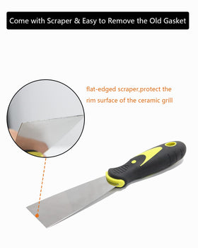 DOLAMOTY black fiber gasket offers durable, flame-retardant performance