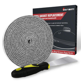 DOLAMOTY gasket for kamado grills helps seal heat and smoke