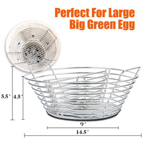 DOLAMOTY stainless steel ash basket durability for frequent grilling