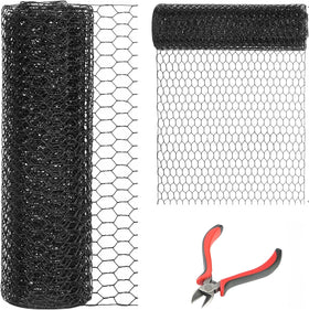 DOLEMODUO chicken wire fence roll — overall view, ideal for garden borders and farm boundaries