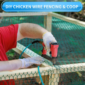 DOLEMODUO garden fence roll provides easy, lightweight fencing for floral displays.