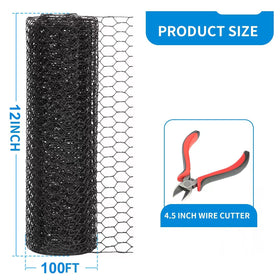 DOLEMODUO 2-inch mesh chicken wire suited for pet fencing.
