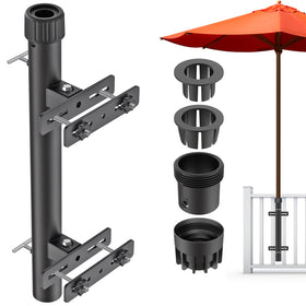 Dolibest umbrella holder viewed at an angle shows stable support.