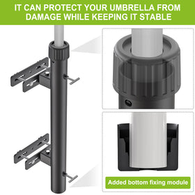 Close-up of Dolibest stainless steel clamps ensuring secure grip on the holder.