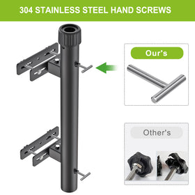 Dolibest weather-resistant all-steel construction with powder coating.