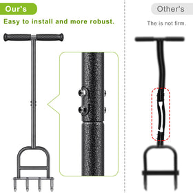 Dolibest aerator with foot bar keeps core ejection clean and steady.