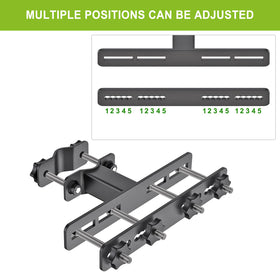 Dolibest adjustable pole clamp fits up to 2.2 inches diameter