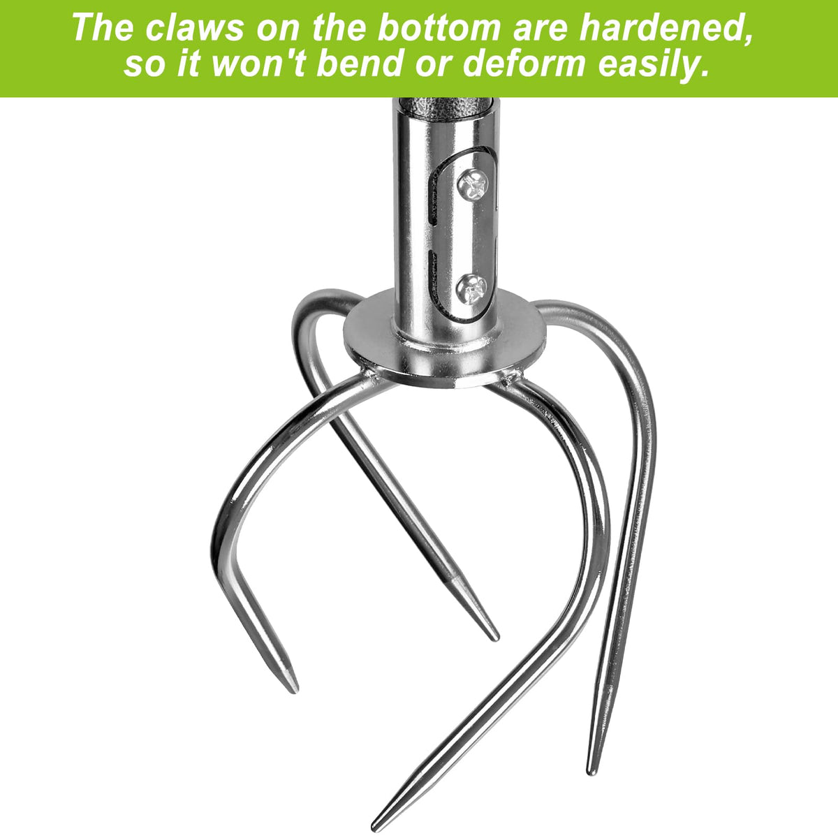 Dolibest garden claw features soft rubber handle for comfortable grip.