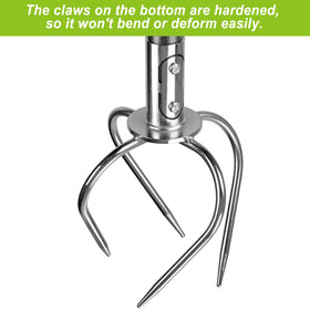 Dolibest garden claw features soft rubber handle for comfortable grip.