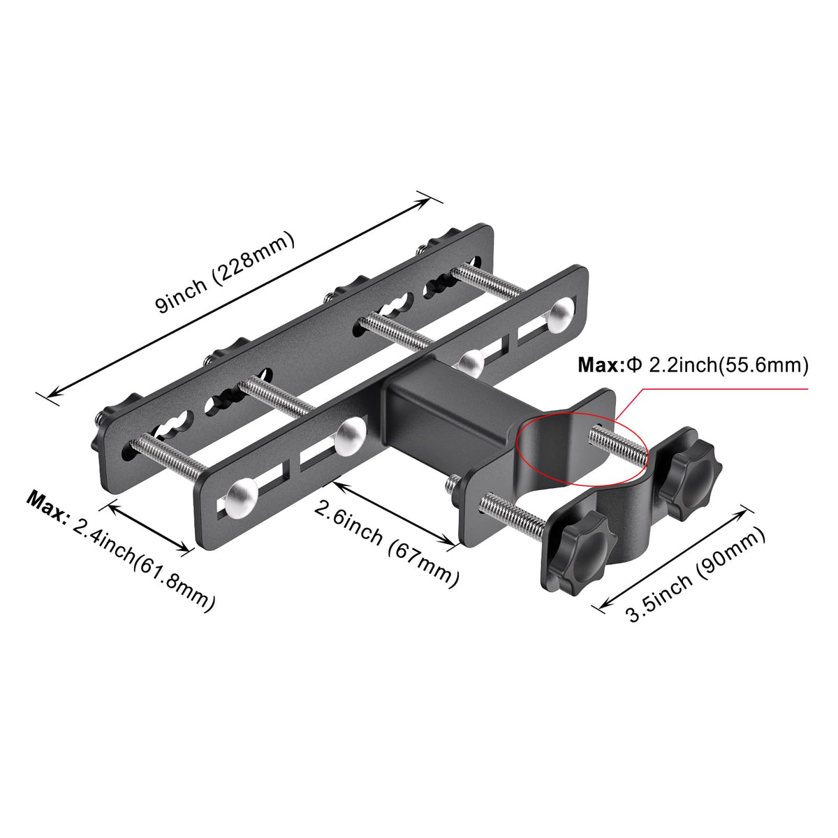 Dolibest space-saving railing mount design for small patios
