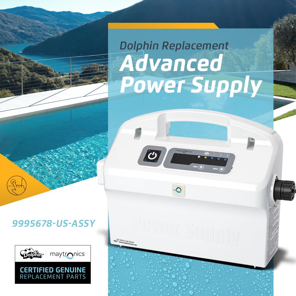 Dolphin replacement power supply 180W for compatible cleaners.