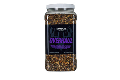 Domain Outdoor Overhaul seed bag ready for easy spring planting