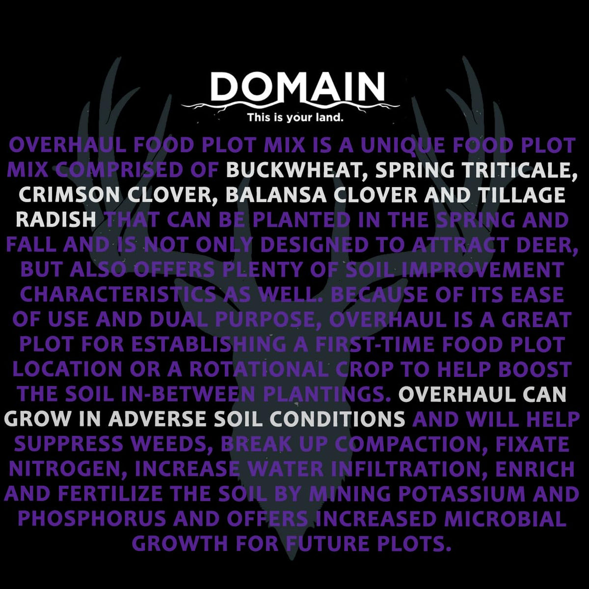 Domain Outdoor Overhaul soil-improvement-closeup highlights nutrient mining