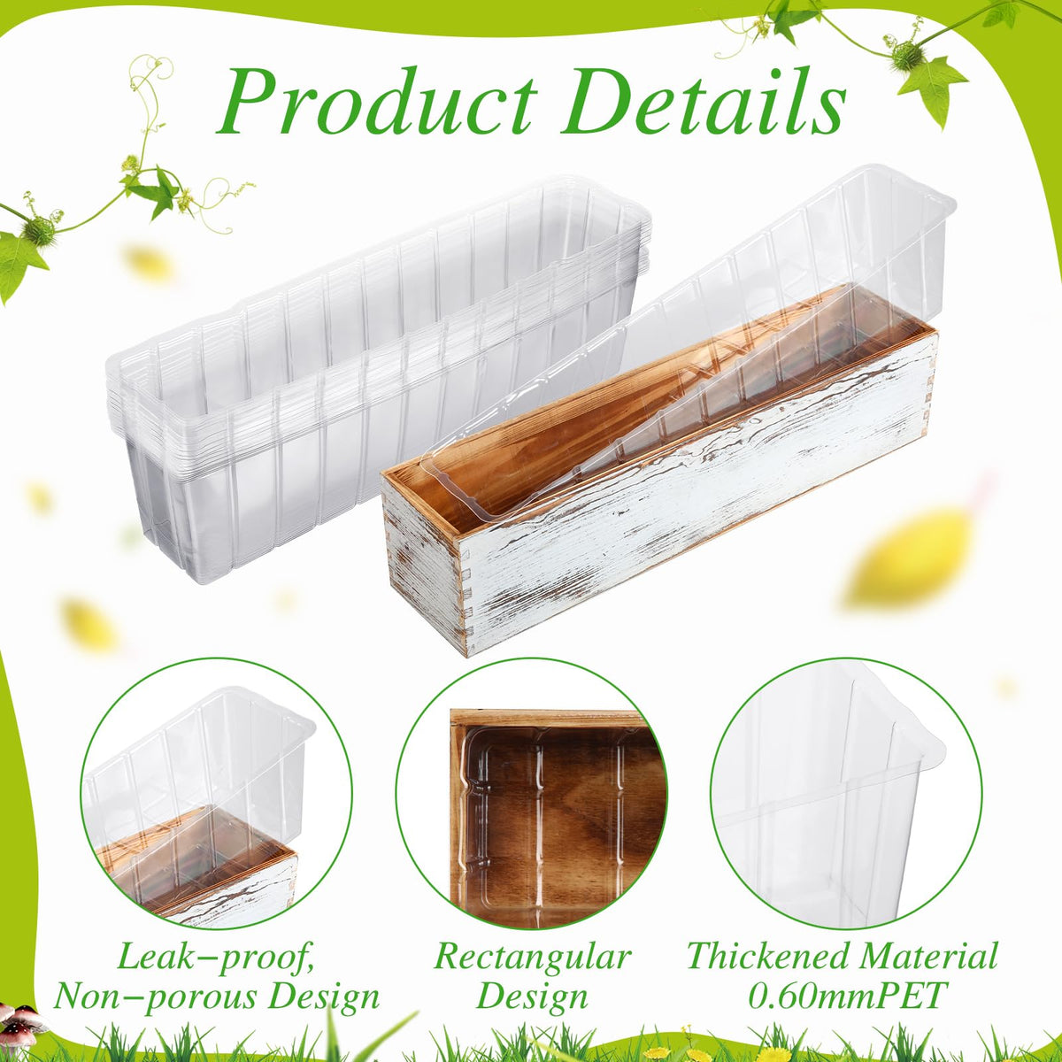 Domensi 25-pack planter liners offers ample replacements.